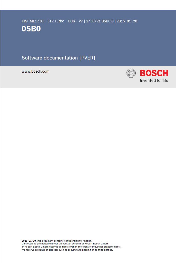 Documento Completo Funzioni BOSCH ME17.3.0 FCA Documento Completo Funzioni BOSCH ME17.3.0 FCA