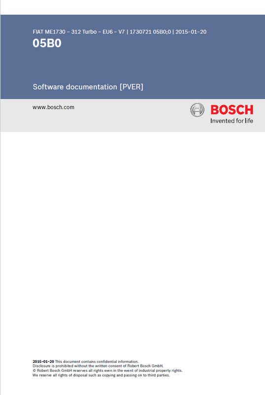 Documento Completo Funzioni BOSCH ME17.3.0 FCA