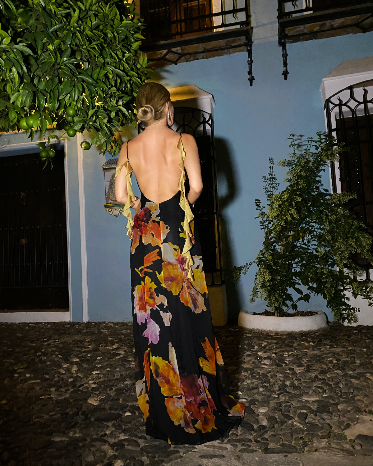 Vestido Stars de Seda estampado