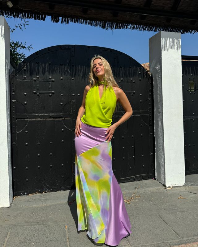 Top Halter cruzado