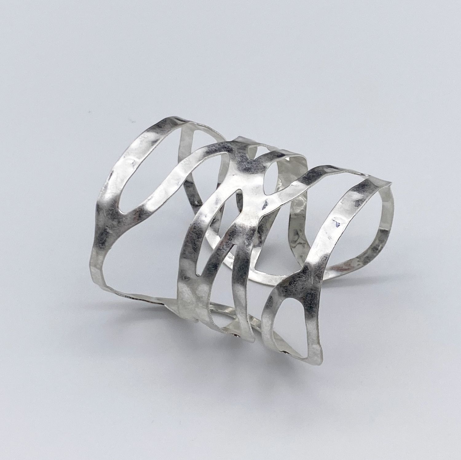 Brazalete Abstracto Plata