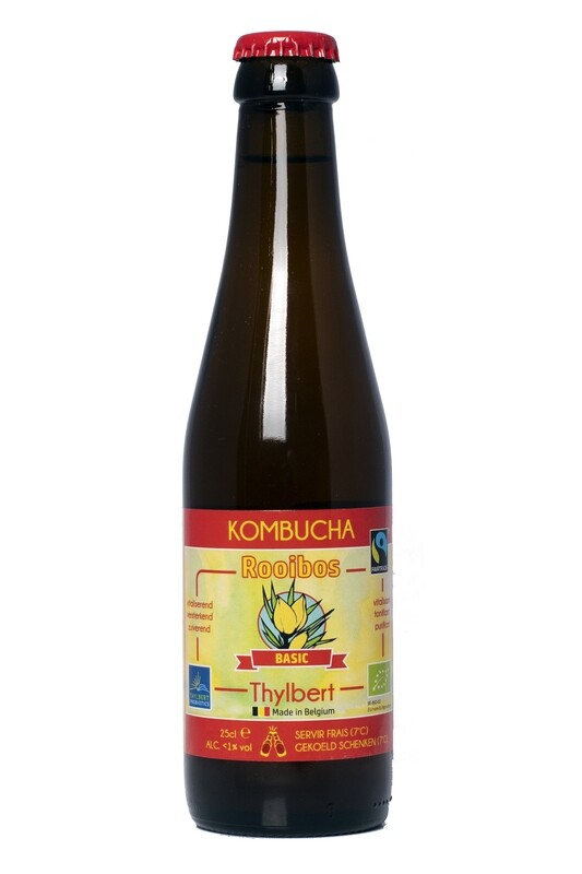 ​Thylbert Kombucha Rooibos Basic - 6x25cl - BIO + FT
