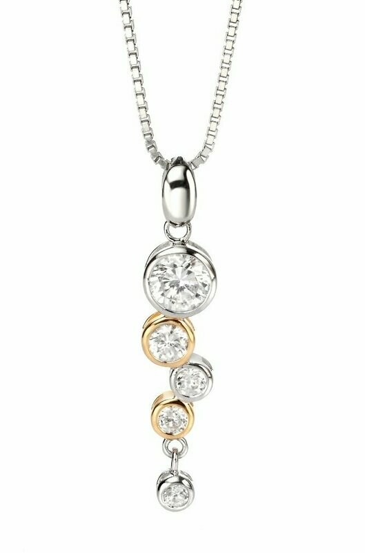 Fiorelli Silver 2 Tone Pendant