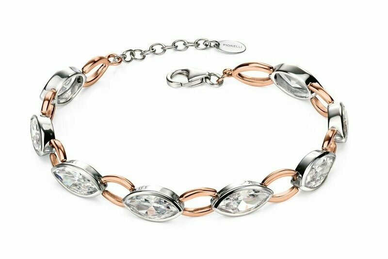 Fiorelli 2 Tone Silver/Rose Bracelet