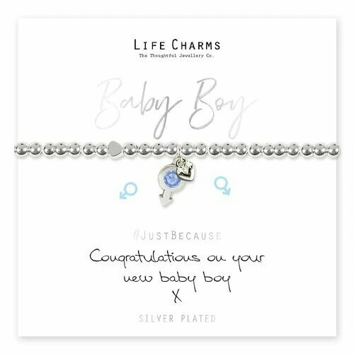 Life Charms Bracelet - Baby boy