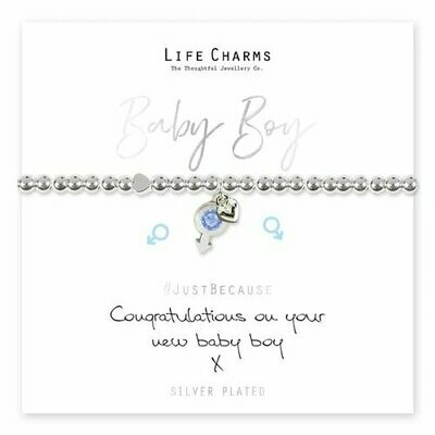 Life Charms Bracelet - Baby boy
