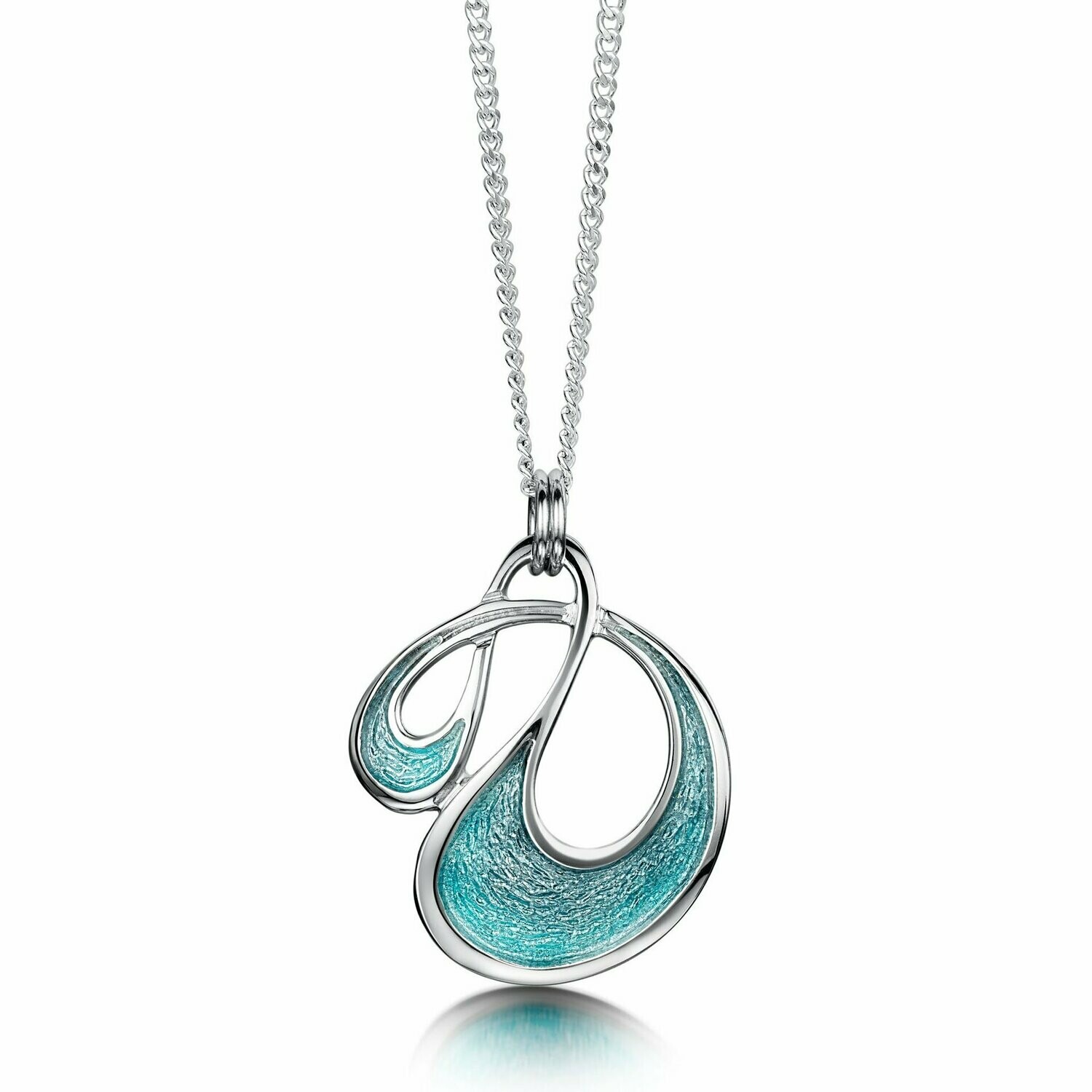 Sheila Fleet Storm Silver/Enamel Pendant