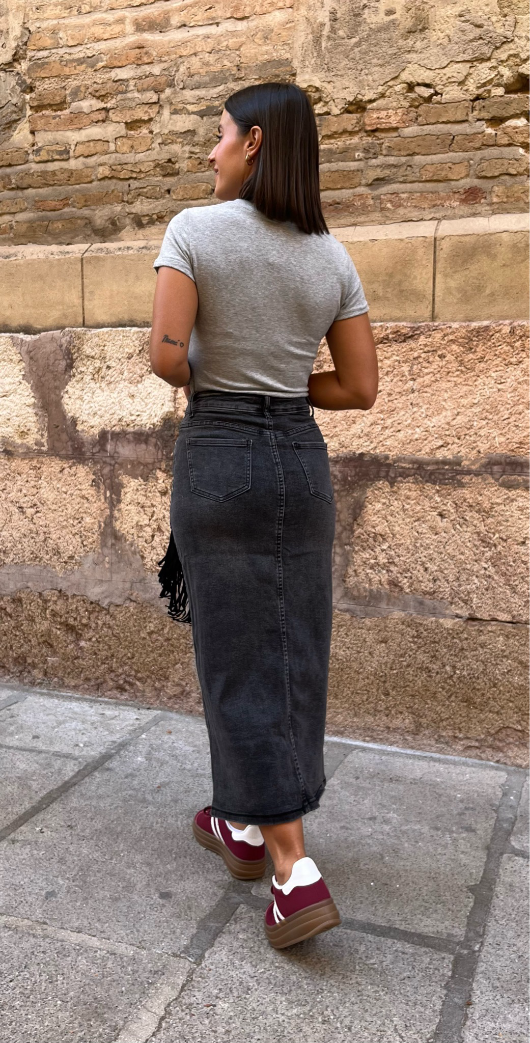 Camiseta Básica Gris