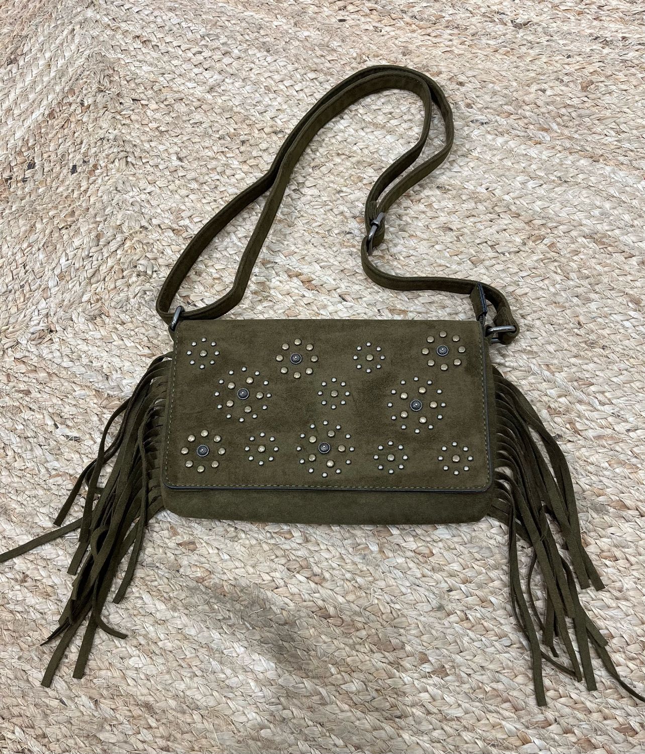 Bolso Flecos Verde