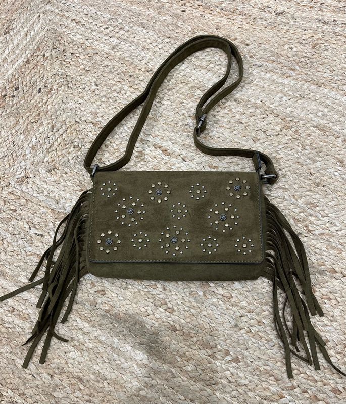 Bolso Flecos Verde