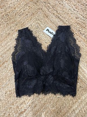 Bralette Encaje Negro