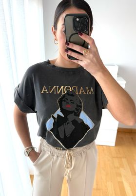 Camiseta Madonna Gris