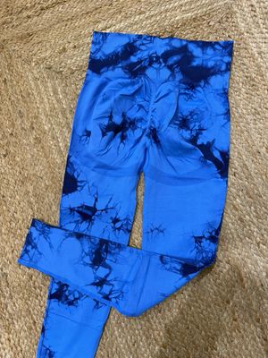 Leggins Licra Push Up Azul