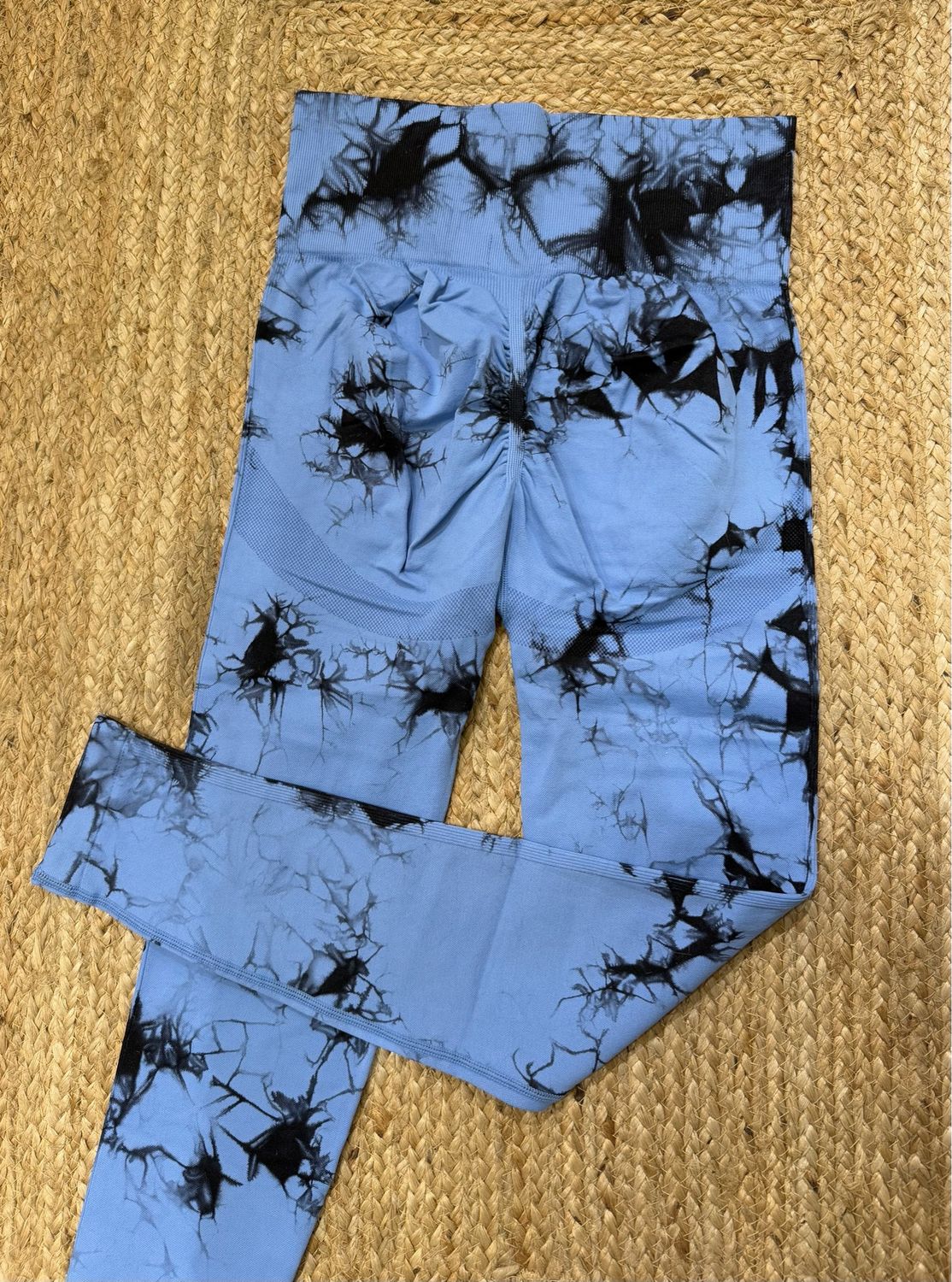 Leggins Licra Push Up Celeste