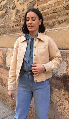 Chaqueta Vaquera Jasmine Beige