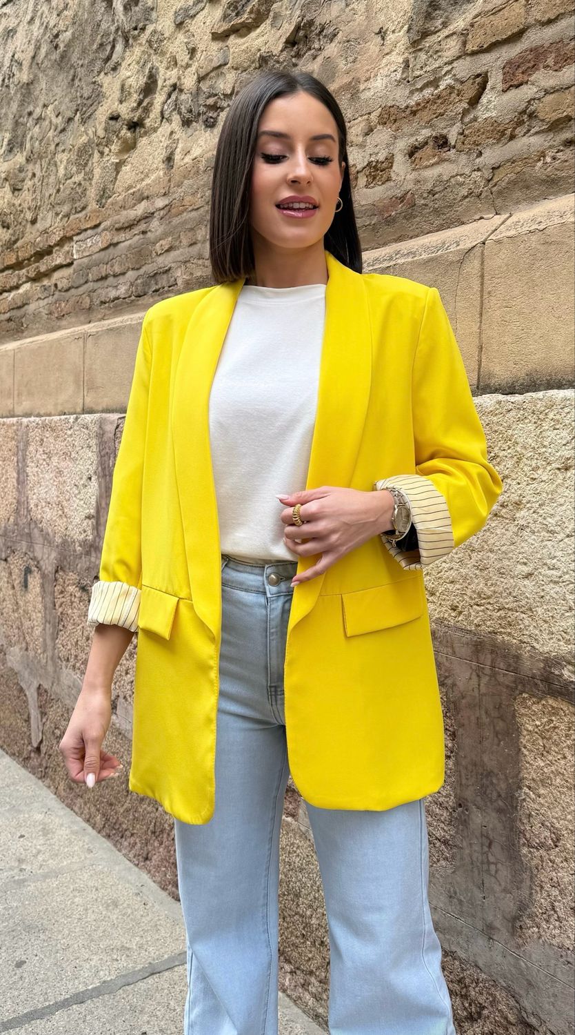 Blazer Oversize Amarilla