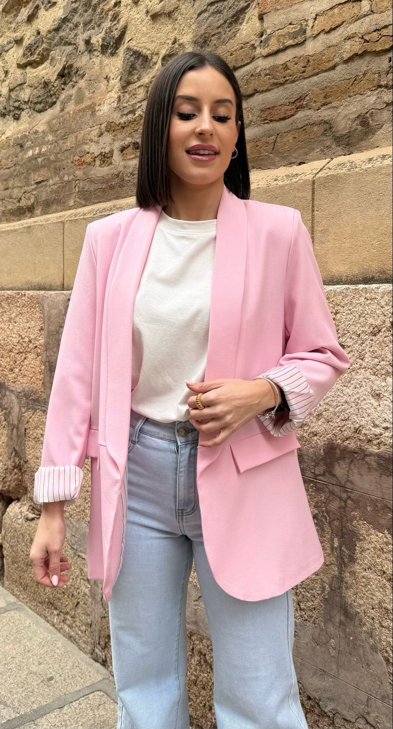 Blazer Oversize Rosa
