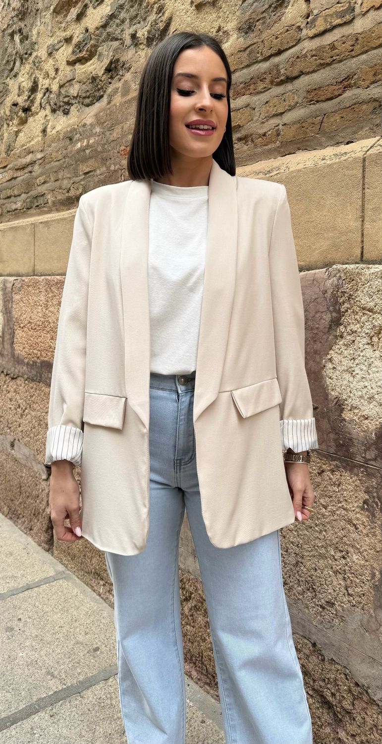 Blazer Oversize Beige
