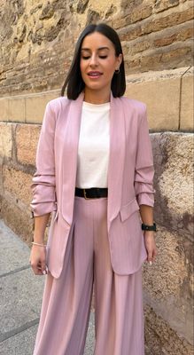 Blazer Diplomática Rosa