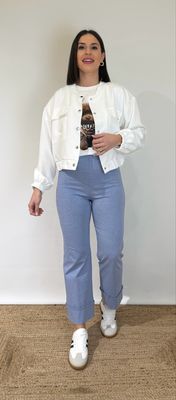 Pantalón Elástico Soraya Azul