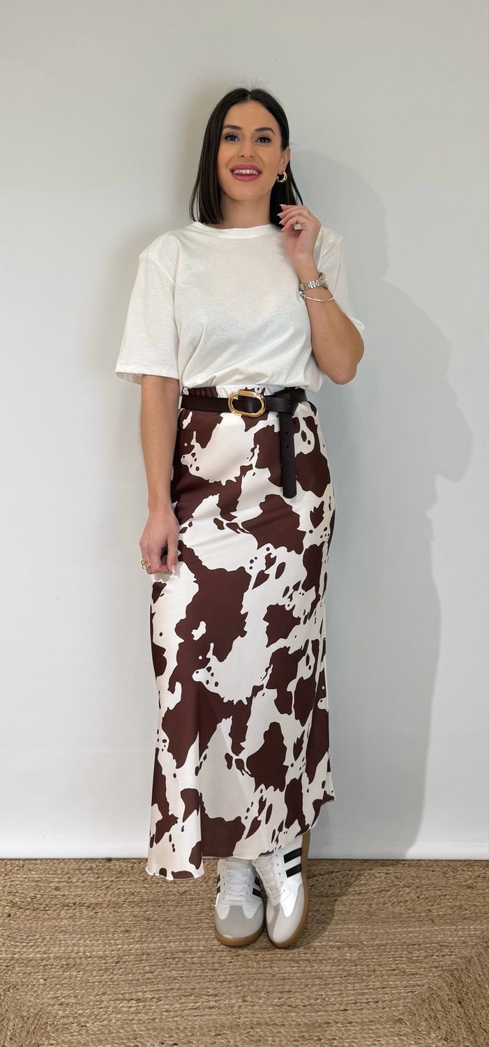 Falda Satinada Vaca