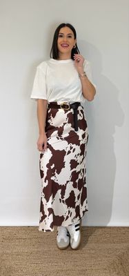Falda Satinada Vaca