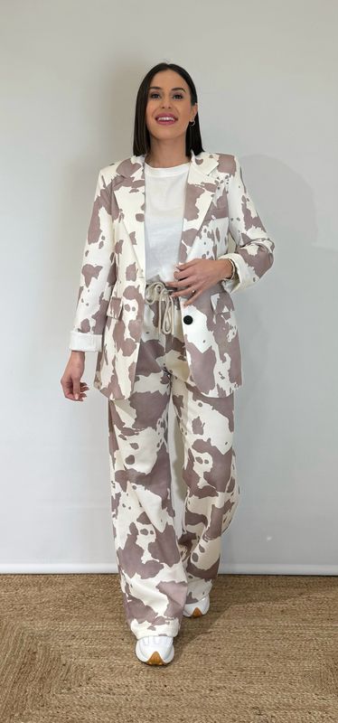 Pantalón Manchitas Taupe