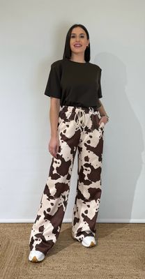 Pantalón Manchitas Marrón