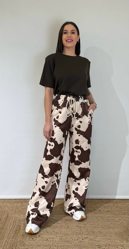 Pantalón Manchitas Marrón