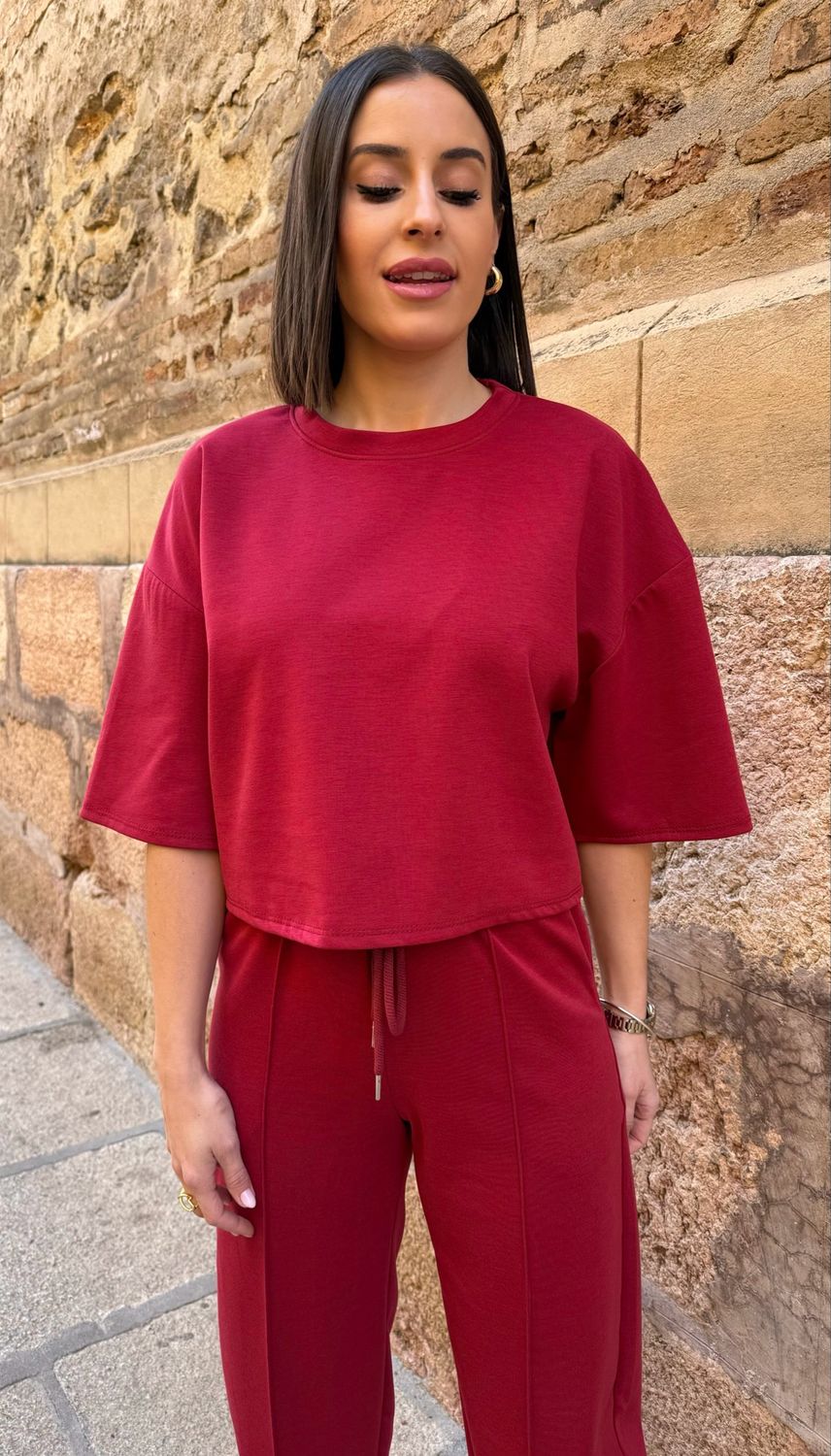 Camiseta Noa Burdeos