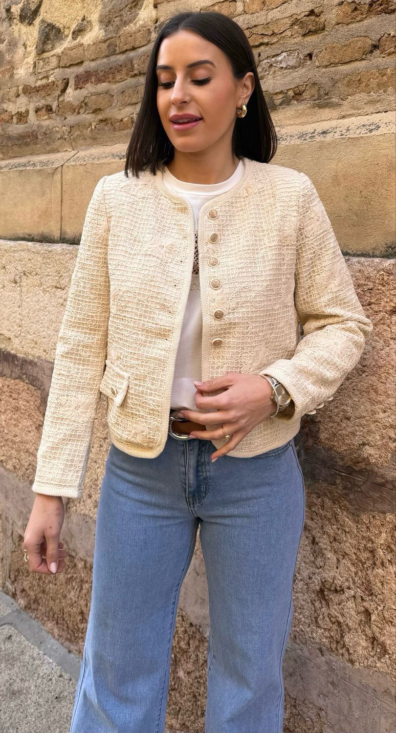 Chaqueta Encajes