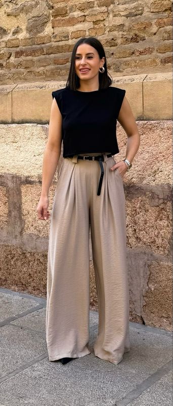 Pantalón Palazo África Taupe