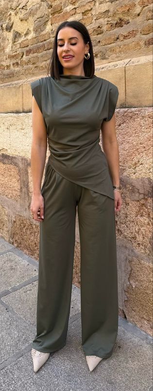 Conjunto de Punto Amina Verde