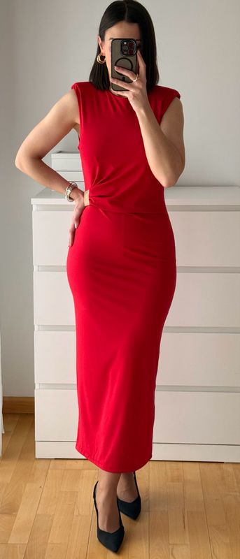 Vestido Nagore Rojo