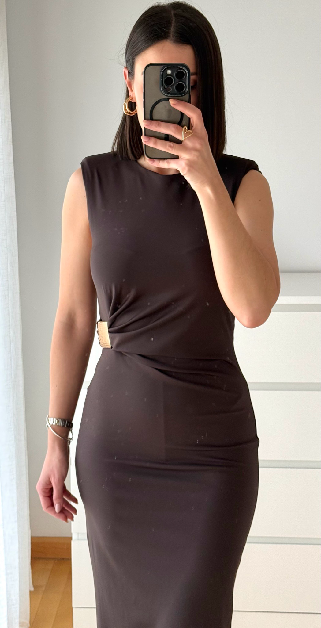 Vestido Nagore Marrón