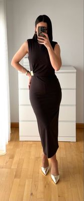 Vestido Nagore Marrón