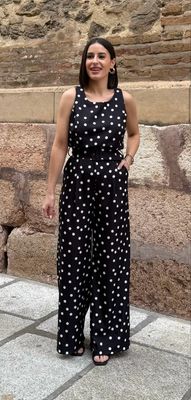 Mono Lunares Negro
