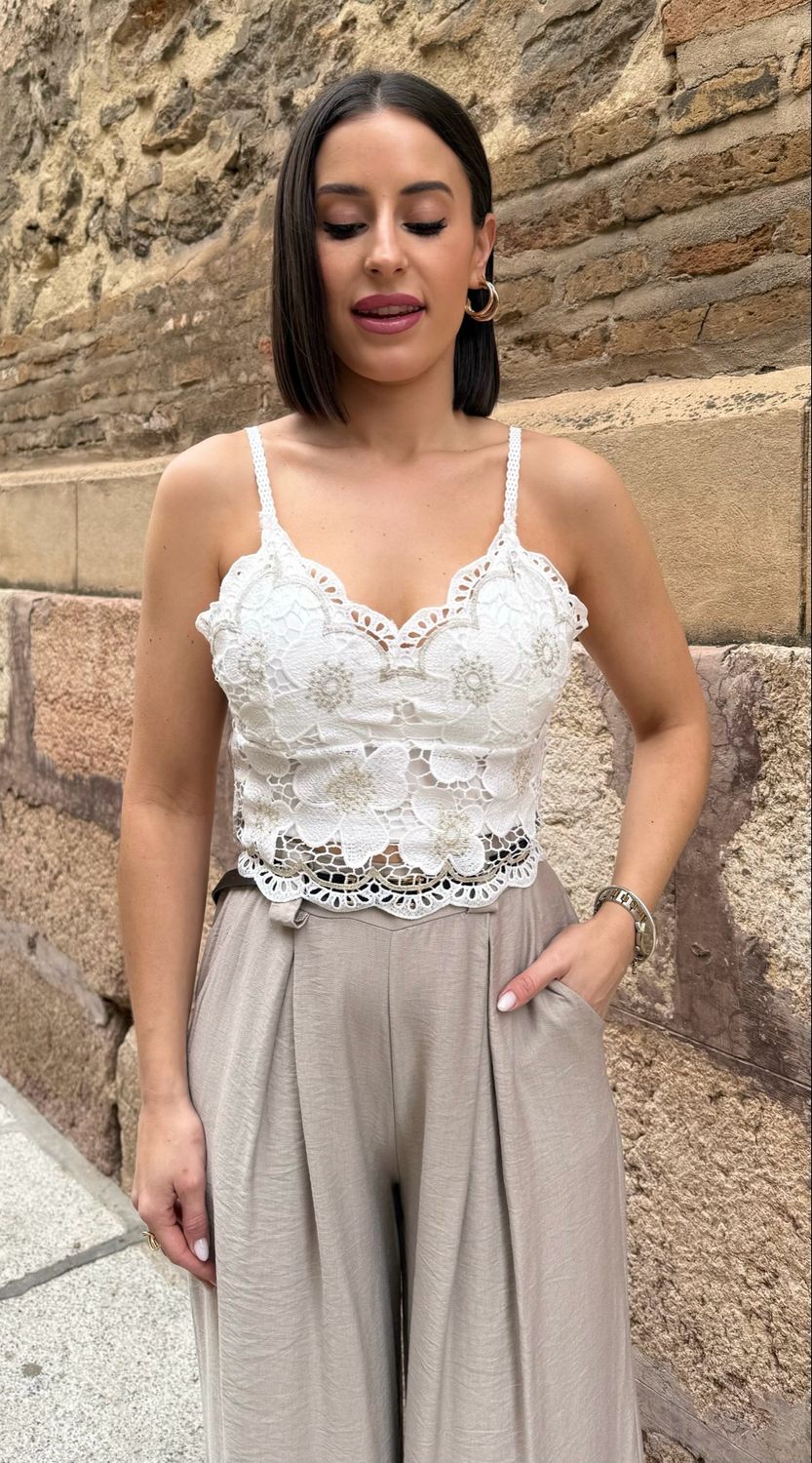 Too Crochet Flores Blanco