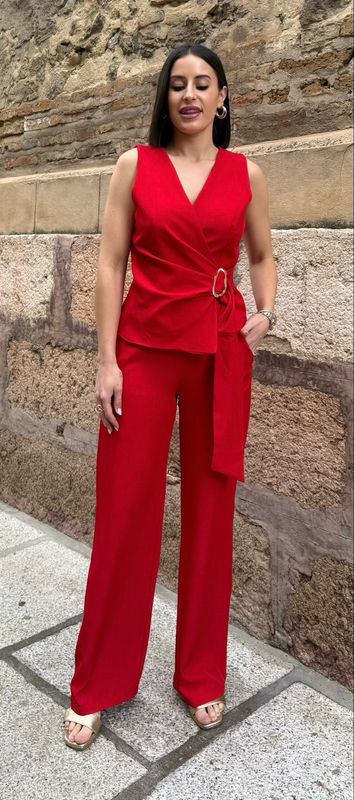 Conjunto Jordana Rojo