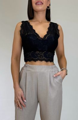 Bralette Encaje Negro
