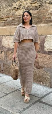 Conjunto Hilo Nepal Taupe