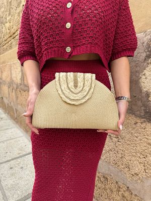 Bolso Esparto Beige