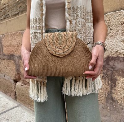 Bolso Esparto Camel