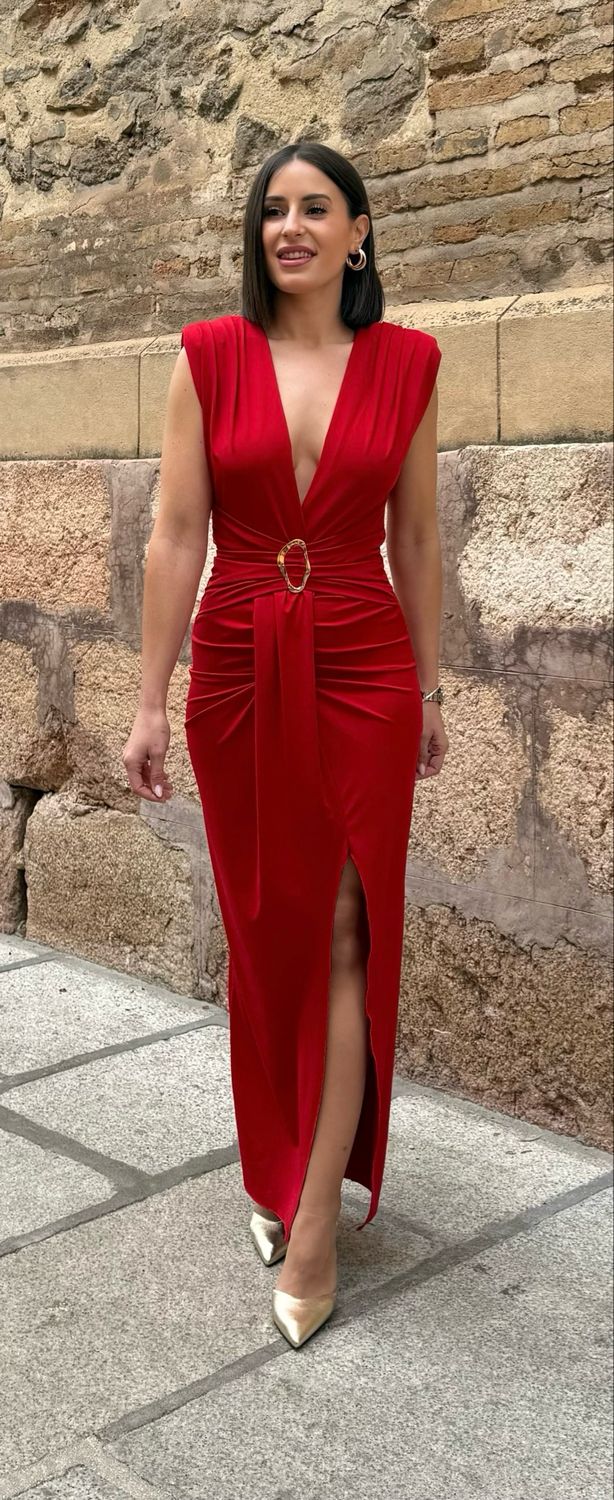 Vestido Alejandra Rojo