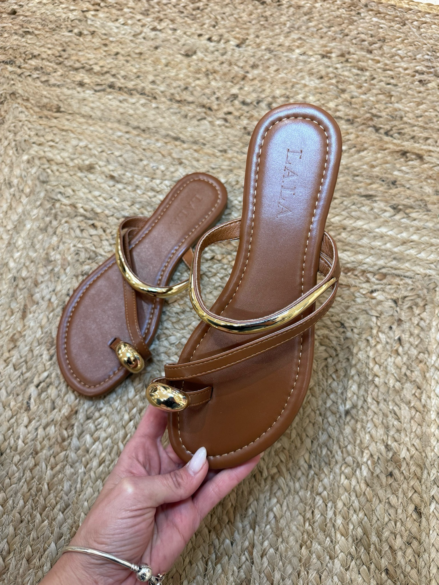 Sandalia Grecia Camel