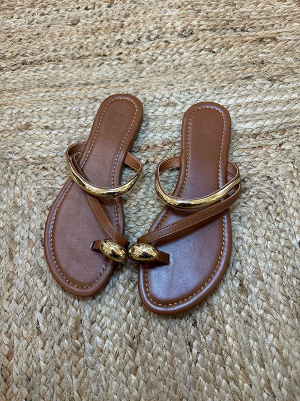 Sandalia Grecia Camel