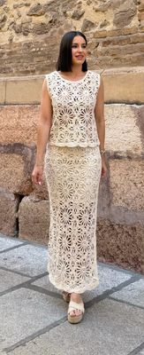 Conjunto Crochet Lentejuelas