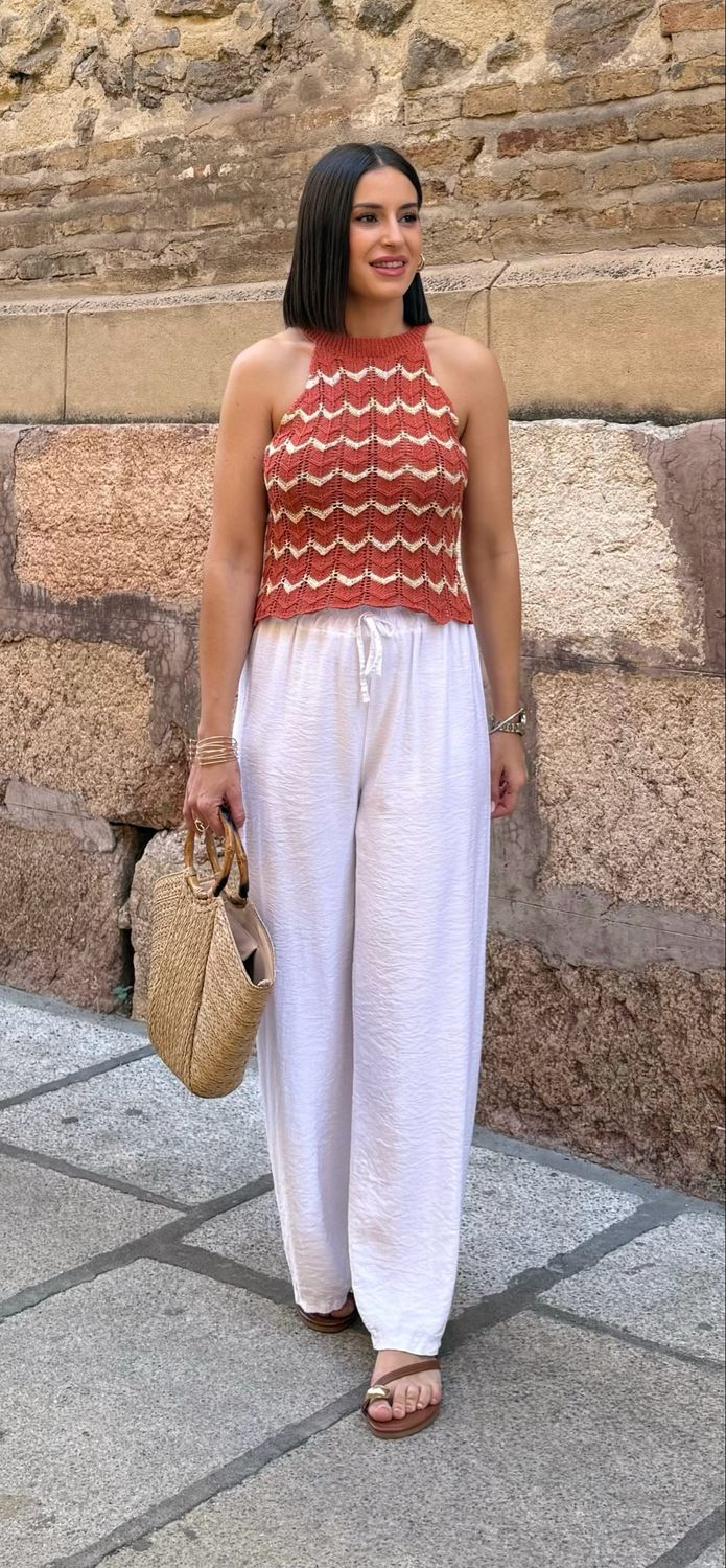 Pantalón Estilo Lino