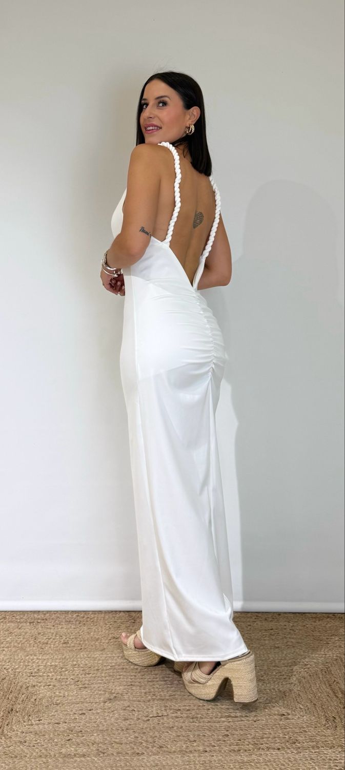 Vestido Licra Trenzados