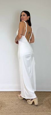 Vestido Licra Trenzados